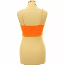 Shein narancssárga corset top