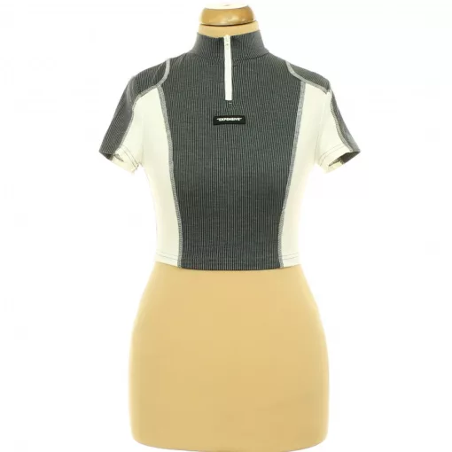 Shein bordázott sport felső