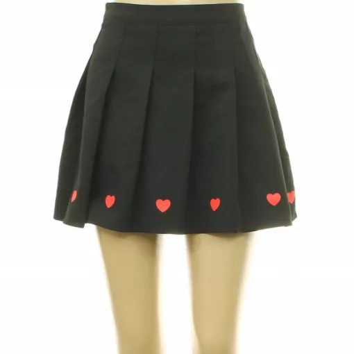 Shein mintás fekete szoknya
