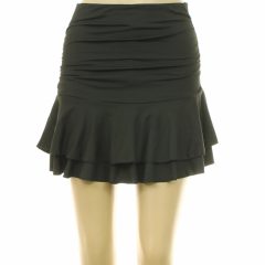 Fodros  fekete szoknya