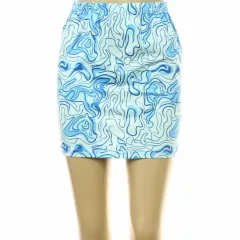 Shein mintás kék szoknya