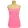 Matalan melltartós pink csőtop
