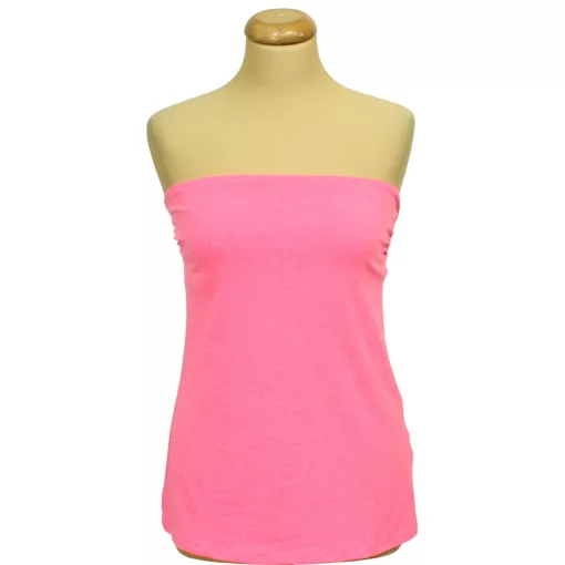 Matalan melltartós pink csőtop
