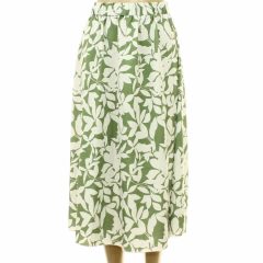 Mintás zöld szoknya