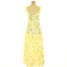 Vero Moda virágmintás sárga ruha