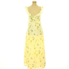 Vero Moda virágmintás sárga ruha