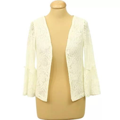 Select krémszínű csipke felső