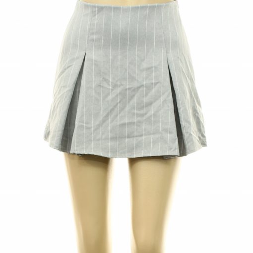 Reclaimed vintage csíkos szürke szoknya