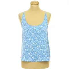 Primark virágmintás kék felső