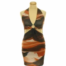 Femme Luxe mintás ruha