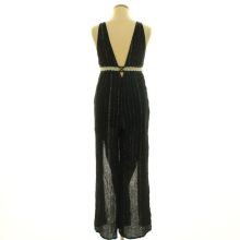 River Island aranyszál-csíkos overál