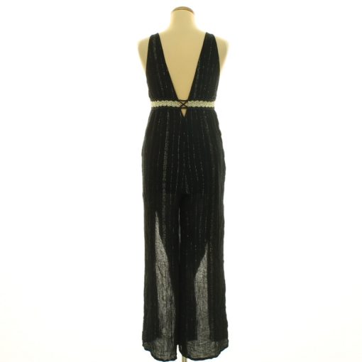 River Island aranyszál-csíkos overál