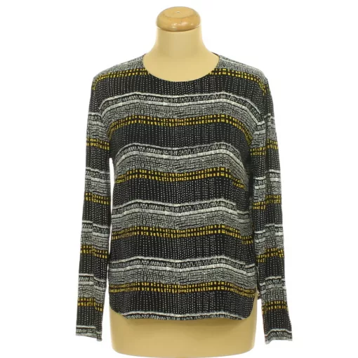 H&M mintás viszkóz blúz