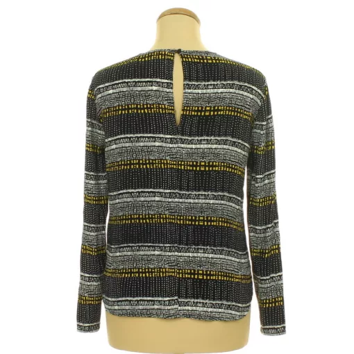 H&M mintás viszkóz blúz