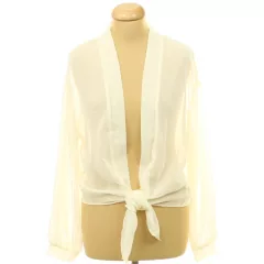 Shein kötős krémszínű felső