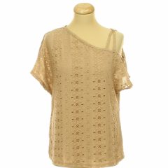 Shein áttört mintás felső