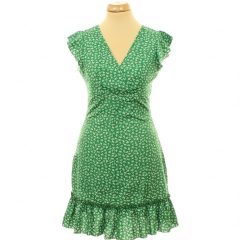 Shein mintás zöld ruha