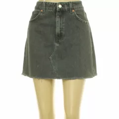 Topshop koptatott szürke farmer szoknya