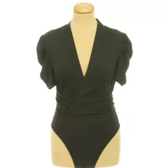 Shein anyagrátétes body