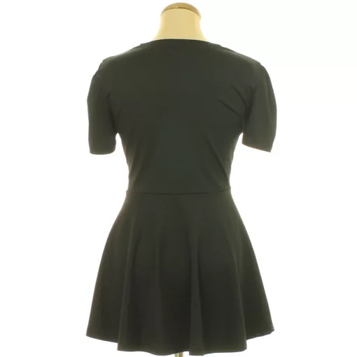 Shein csavart fekete felső