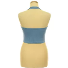 Shein nyakpántos kék top
