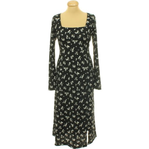 F&F mintás fekete ruha