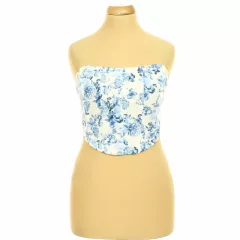 Shein merevítős corset top