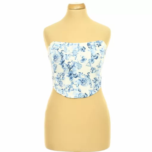 Shein merevítős corset top