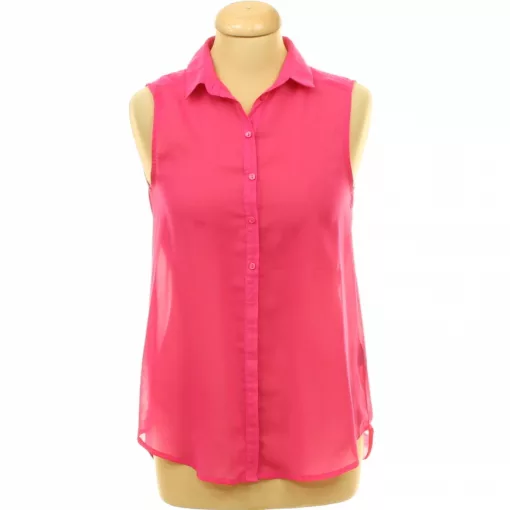 H&M pink muszlin ing