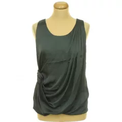 H&M szürke szatén blúz