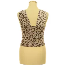 Shein leopárdmintás necc top