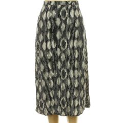 Sa.Hara mintás fekete szoknya
