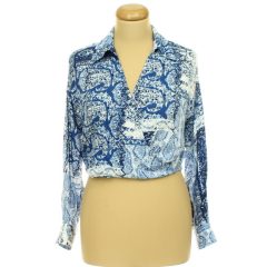 Zara mintás átlapolt felső