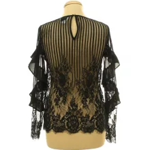 River Island fekete csipke blúz