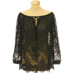 Lipsy London X Michelle Keegan fekete csipke felső