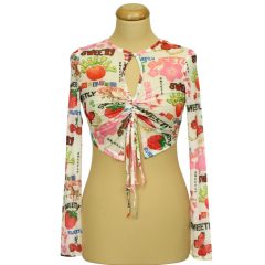 Shein mintás necc felső