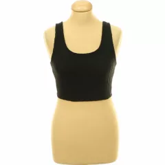 Shein csíkos fekete top
