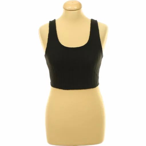 Shein csíkos fekete top