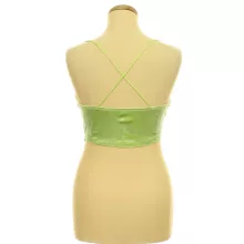 Shein zöld törtbársony top
