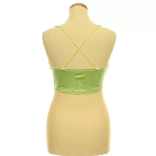 Shein zöld törtbársony top