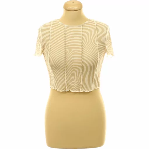 Divided mintás necc top