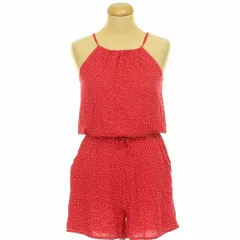 Pöttyös piros overál