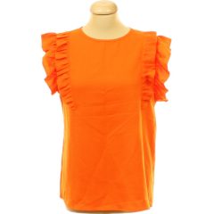 Shein fodros narancssárga blúz