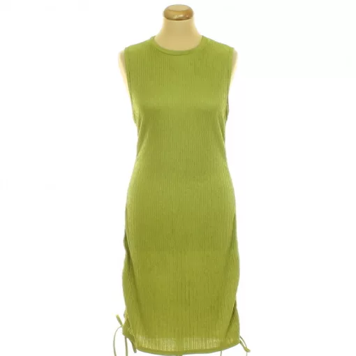 Shein ráncolt zöld ruha