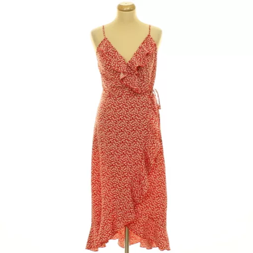 Shein mintás átlapolt ruha