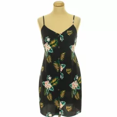 Primark virágmintás sötétkék ruha