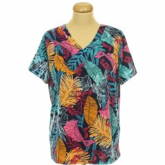 Isle színes mintás póló