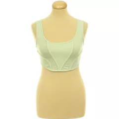 Clockhouse zöld corset top