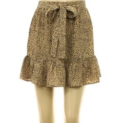 Shein mintás barna szoknya