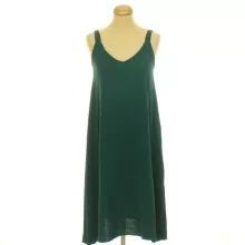 New Collection sötétzöld ruha